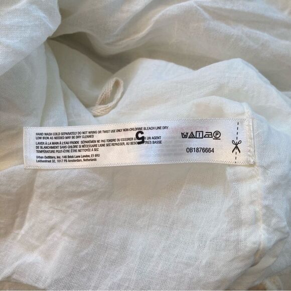 NEW Free People In Your Dreams Maxi Dress Flowy Babydoll White Cotton Size S - Picture 14 of 14